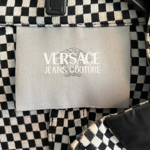 Versace Jeans Couture Checkered Vintage Jacket - Picture 2 of 3